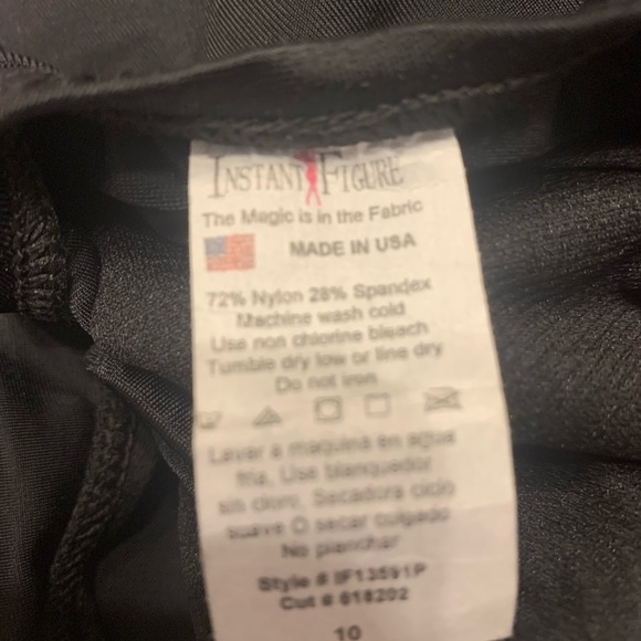 Instant Figure Modest High Neck One-Piece Swimsuit Size 10 - Picture 8 of 8